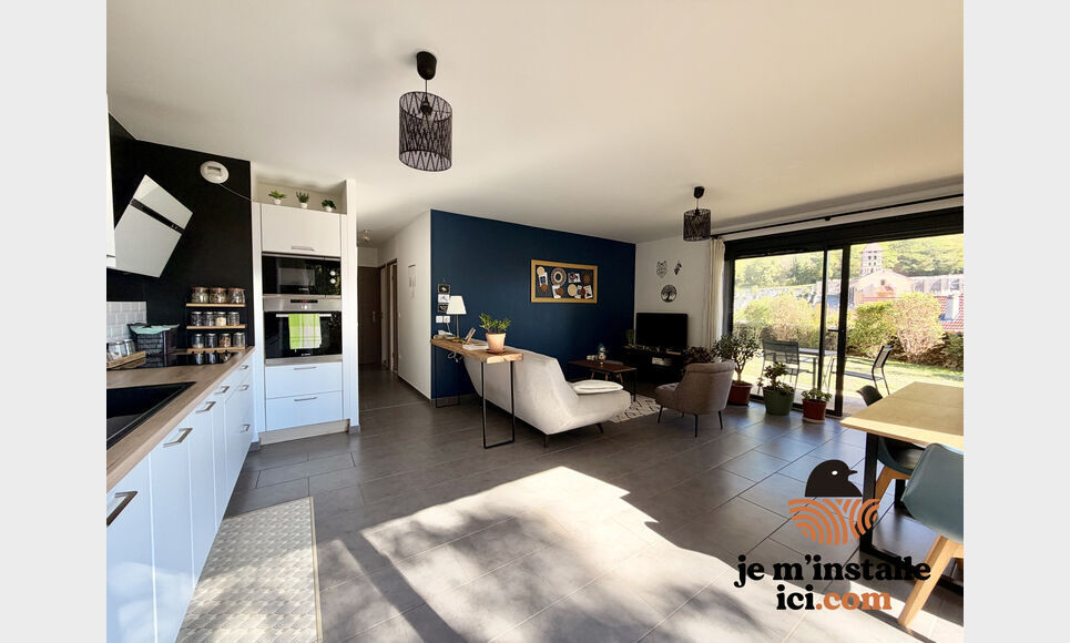 VOREPPE   T3 EN REZ-DE-JARDIN, SANS VIS-&Agrave;-VIS ET PROCHE DU C : Photo 6